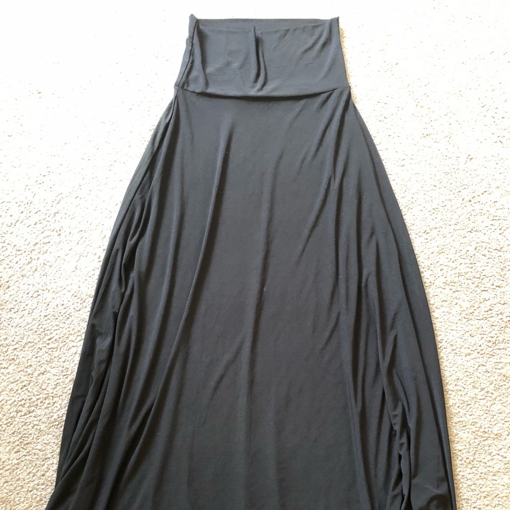 Lularoe Black Slinky Maxi Skirt!